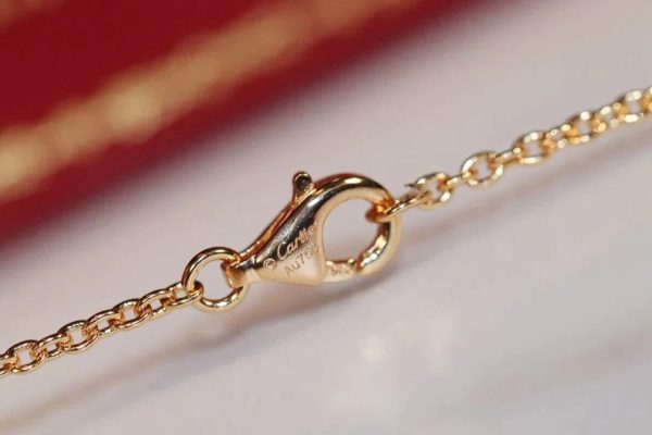 Love Necklace Pink Gold And Silver