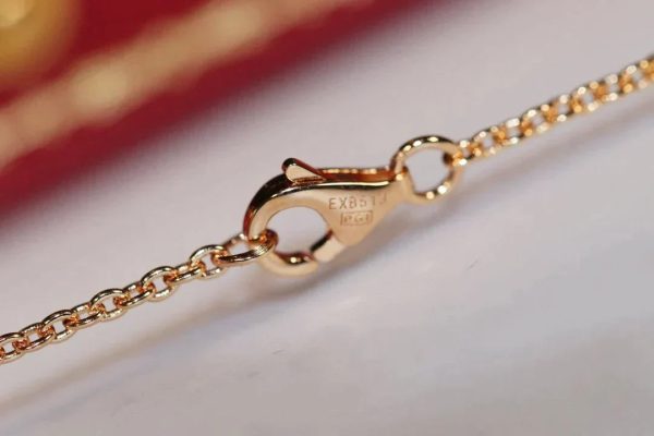 Love Necklace Pink Gold And Silver