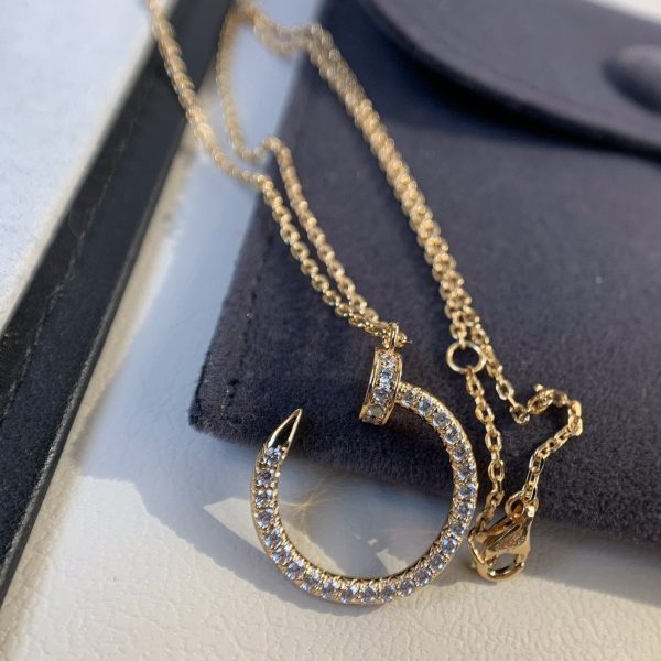 Juste Necklace Pink Gold Diamonds