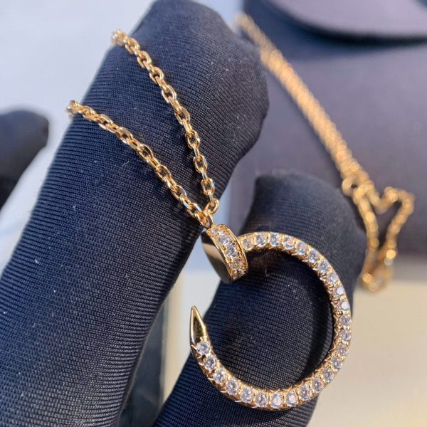 Juste Necklace Pink Gold Diamonds