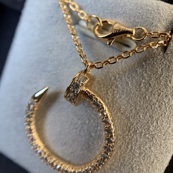 Juste Necklace Pink Gold Diamonds