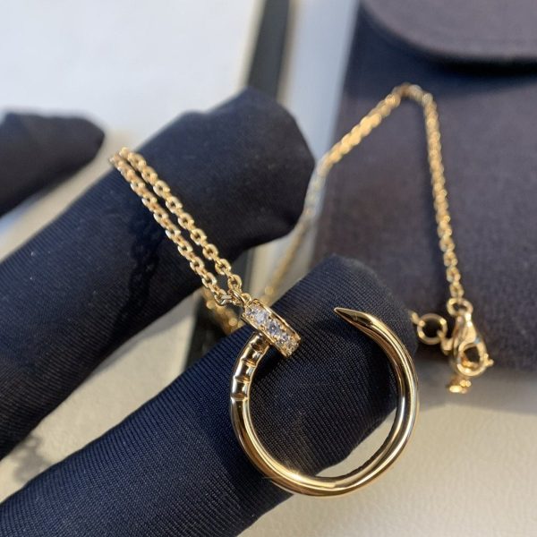 Juste Necklace Pink Gold Diamonds