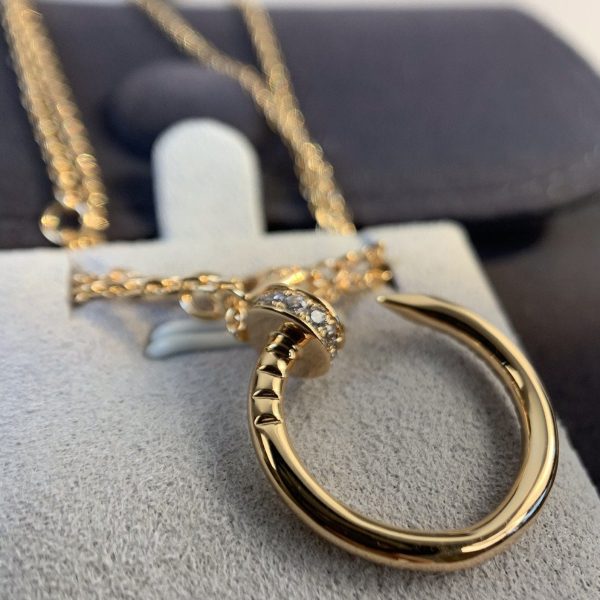 Juste Necklace Pink Gold Diamonds