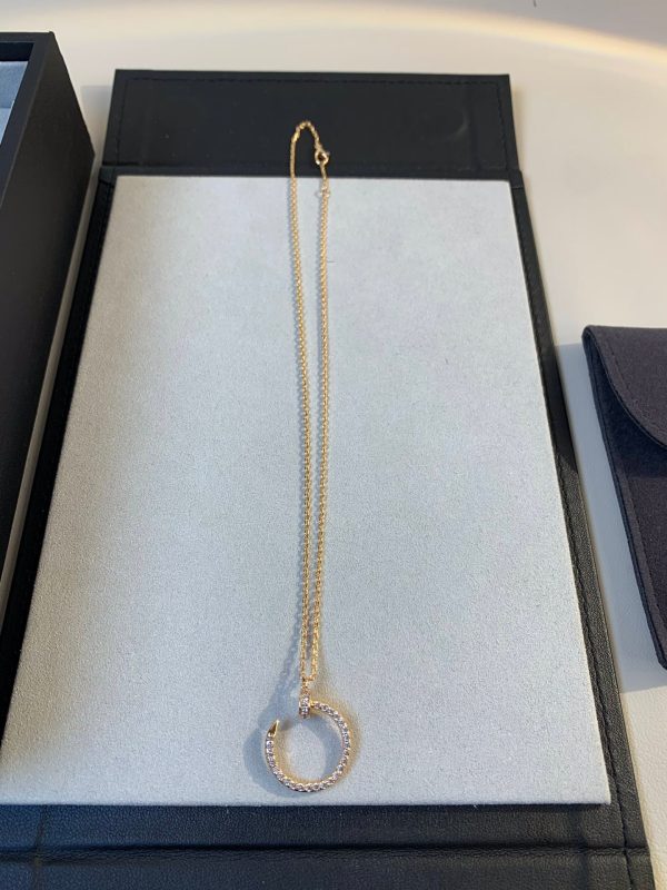 Juste Necklace Pink Gold Diamonds