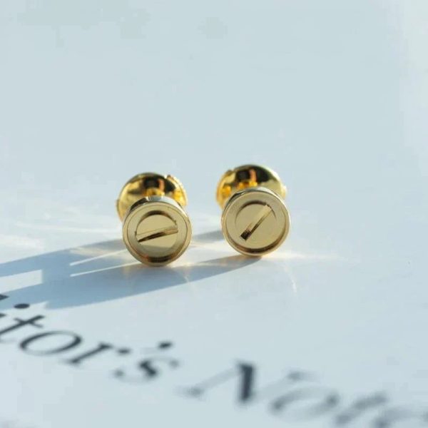 Love Earrings Gold 7.2mm