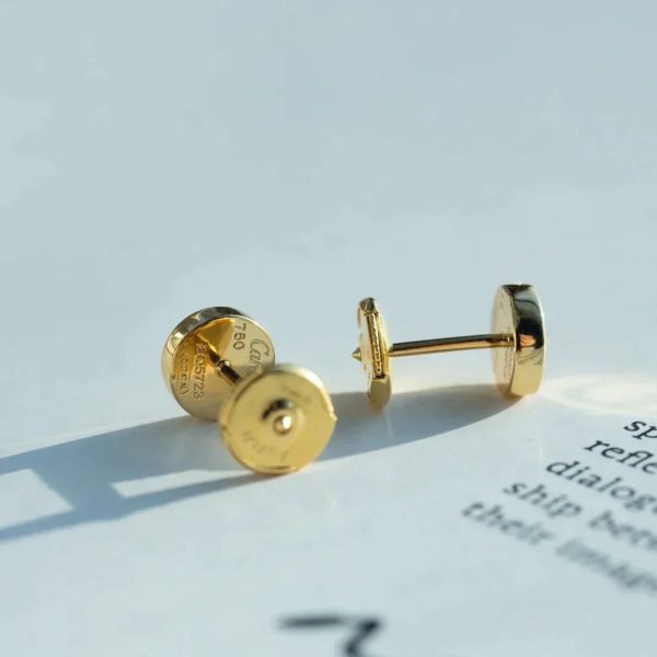 Love Earrings Gold 7.2mm