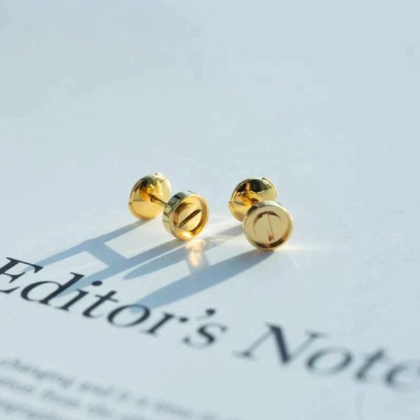 Love Earrings Gold 7.2mm