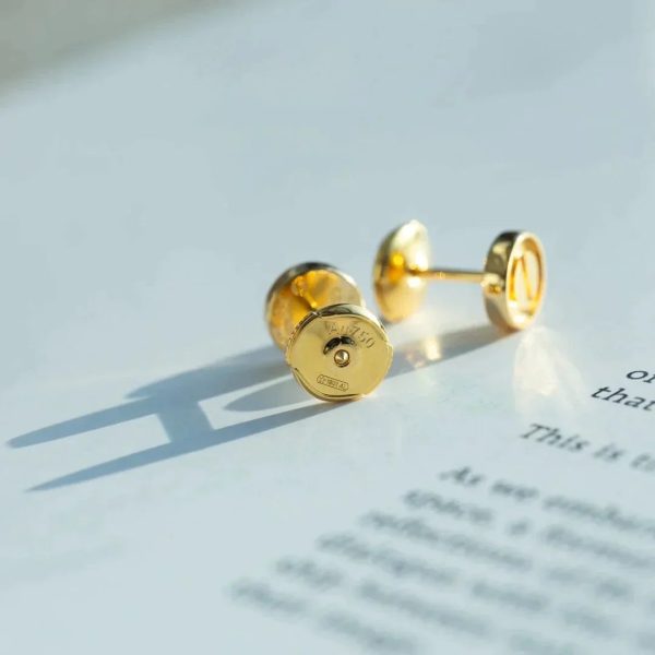 Love Earrings Gold 7.2mm
