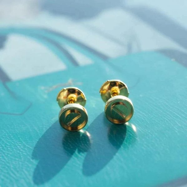 Love Earrings Gold 7.2mm