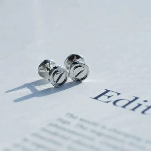 Love Earrings Silver 7.2mm