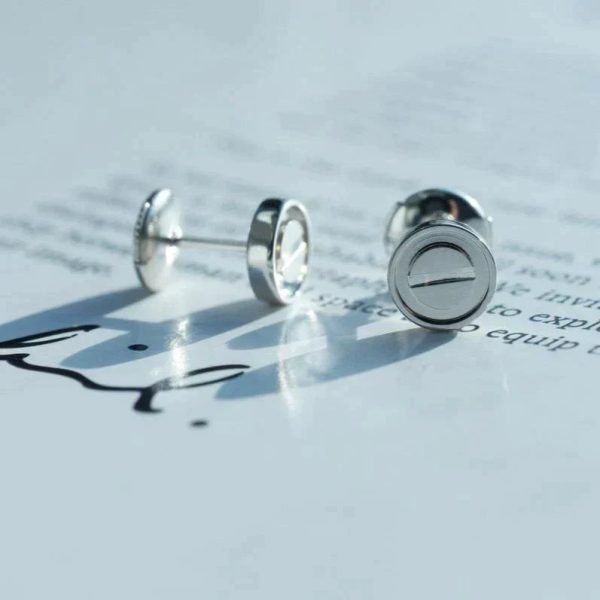 Love Earrings Silver 7.2mm