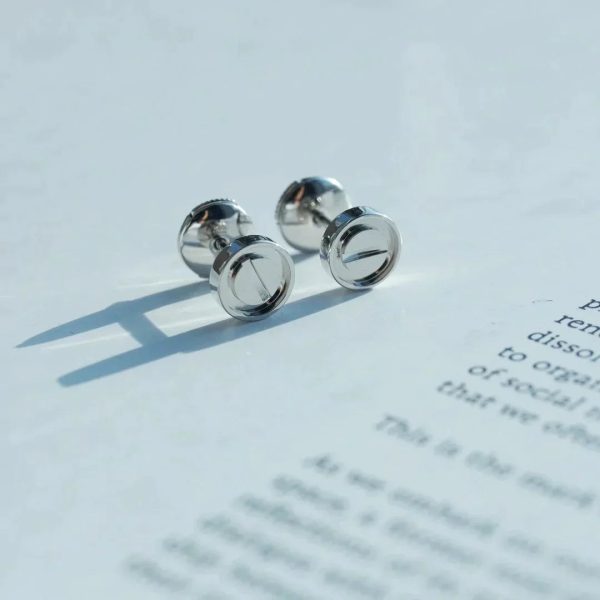 Love Earrings Silver 7.2mm