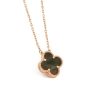 Clover Necklace Gold Diamond