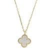 Clover Pendant Mini Mop Necklace
