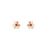 Frivole Gold Flower Malachite Earrings