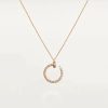 Trinity Necklace Silver Gold Pink Gold