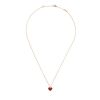 Clover Pendant Pink Mop Gold Necklace