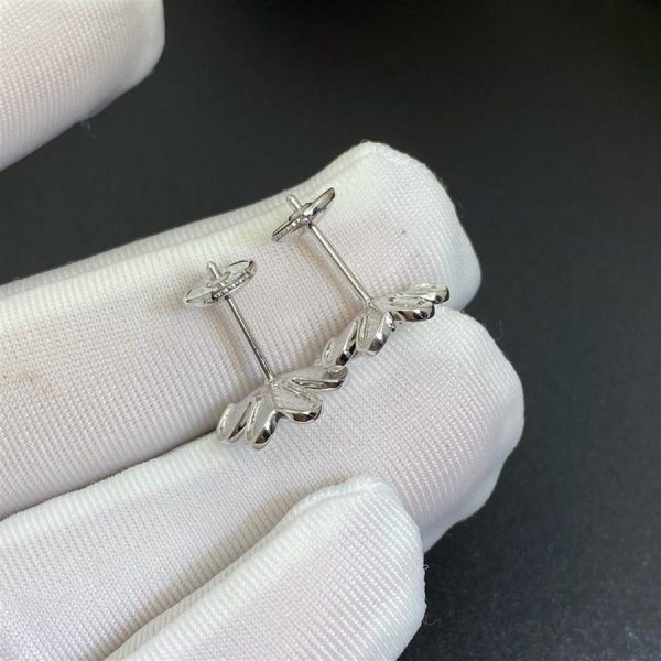 Frivole Mini Silver Flower Earrings