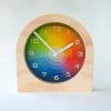 Desk Clock,  Home Decor Clock, Wood Desk Clock, Walnut Desk Clock, Analog Clock, Wooden Analog Desktop Clock, Walnut Wood Clock