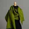 Spring Scarf /  Cotton and Silk Scarf / Silk Scarf Women  / Gifts for Her / Gifts for Mom / Scarves for Women / Vibrant Outfits