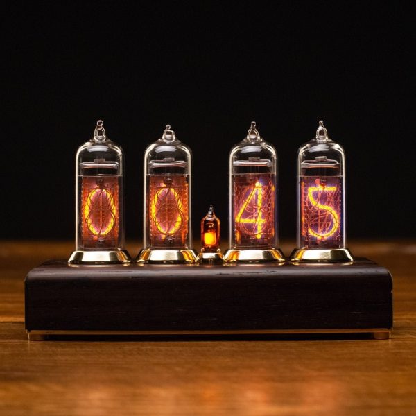 Nixie Tube Clock IN-14 Vintage Retro Table Clock Gift for him