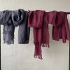 Smoke Gray Raw Thai silk Scarf Gift for her woman’s scarf Soft touch Spring scarf Handmade scarf elegant man scarf Gray scarves Head Covers