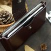 Necklace leather iPhone case personalized slim crossbody sleeve holder gift for him phone strap Crazy Horse iPhone 16 Pro Max Plus 16e 15 14