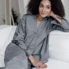 woman handmade cozy summer pure cotton shorts sleeves with shots pjs set
