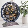 Custom engraved retirement gift for husband, Personalized desk clock with compass, Happy retirement gift for colleagues, Gift for retiree