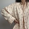 Animal Print Women’s Pj Set, Bridesmaid Pajamas, Matching Pajama Set, Cotton Sleepwear, Bridesmaid Gift