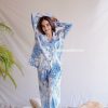 New Indian Handmade Long PJ Set , Hand Block Print Cotton Pajamas with Long Pj , Lightweight Summer Pjs Loungewear In Wholesale Prices !