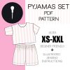 Cotton Pajama Set, 100% Pure Cotton Women’s Dress, Night Wear, Bridesmaid Pajama Set, Lounge Set, Pj Set, Bestseller, Birthday Gift for her