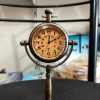 Portable clock, bedroom clock, zippo lighter, table clock, alarm clock, small tiny clock, antique collectable clock, gift for him or her