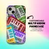 Mobile Phone Holder Stands with Hand Drawn Florals or Rainbow – SVG designed for Glowforge/Laser