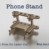 Adjustable Cell Phone stand SVG, phone holder SVG, dxf, pdf, ai, phone organizer, dock station, cricut, glowforge, png, dxf, pdf, svg, ai