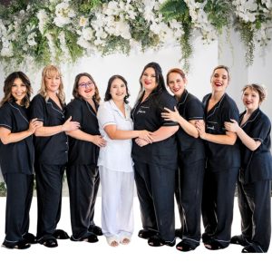 Bridesmaid Pajamas –  Long Pant Short Sleeve Set – Versatile Bridal Party Gift in Breathable Cotton – Bridesmaid Gifts