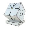 Analog Table Clock with Embossed Moon Surface based to real Lunar data – 15 cm Diameter