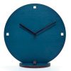 Classic Metal Silent Table Clock, 9.8 Inches (25 cm), Unique Desk Accessory, Original clock for gift