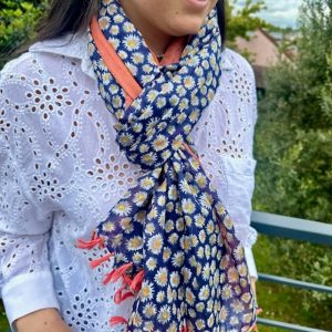 Scarf, Cheche, Stole, Women’s scarf, 100% cotton, Women’s gift, Liberty of London