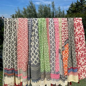 Boho Block Print Scarf, Scarf, Women’s Scarf, Stole, Pareo Scarf, Sarong, Women’s Gift