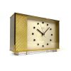 Personalized Wooden Desk Clock – Handcrafted Walnut Wood, Elegant Modern Table Clock, Unique Retro Square Design, Perfect Gift Option