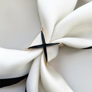 Scarf Ring, Perfect Jewelry, Accessory for Silk Scarf, Vintage Style Scarf Holder, A Beautiful Gift for Elegant and Faison Women
