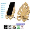 Industrial Style Bending Phone Holder Desk Accessory DXF CNC Laser Cut Metal Cutting Files