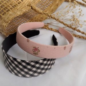 Buy with Dress/ Skirt – HEADBAND in your fabric choice | Floral Handmade Hair accessories | Hairband matching dresses skirts brilliladies