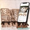 Phone Stand Holder Simple Laser Cutting SVG File CDR File DXF File For Laser Cutting Machine