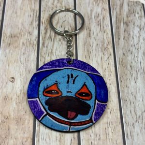 Pug Dog Keyring Womens Bag Accessory Dog Bag Charm Handmade Jewellery Dog Lovers Gift Gift For Her Animal Key Chain