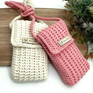 Crochet Pattern Phone Bag English Crochet Tutorial For Beginners Crochet Cell Phone Purse Mobile Shoulder Bag Trendy DIY Woman Accessory