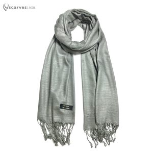 Gray Raw Thai silk Scarf Gift for her woman’s scarf Soft touch unisex Spring scarf Handmade scarf Foulard elegant man’s scarf Gray scarves