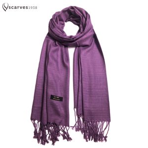 Purple Raw Thai silk Scarf Gift for her woman’s scarf spring scarf unisex Spring scarf Foulard elegant Handmade scarf scarves handwoven silk