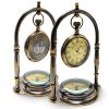 Rare Postmodern Pendulum desk clock Neo Art Deco by Citizen